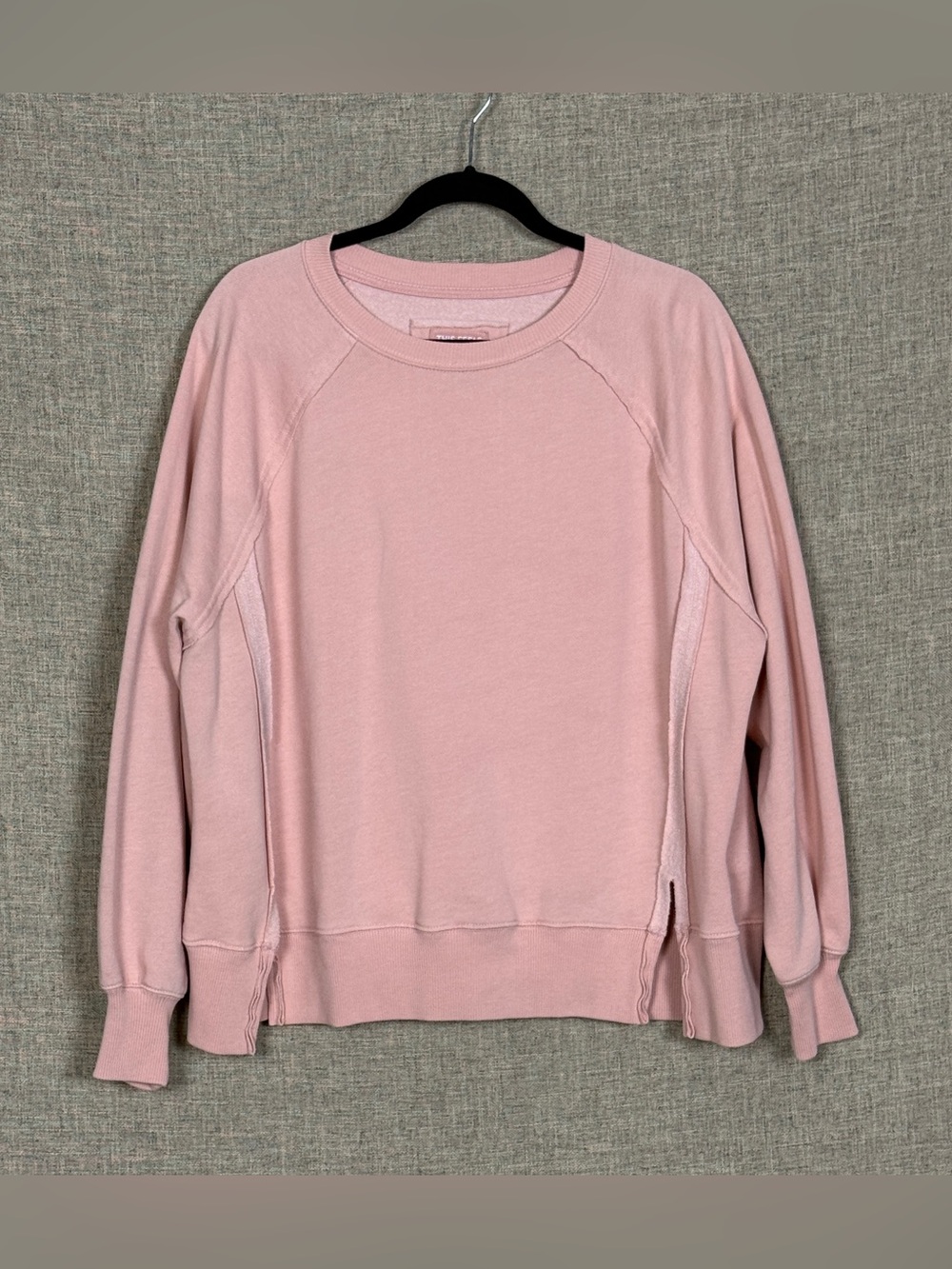 American Eagle Outfitters Blush Pink Seriously Lived-In Crewneck Sweatshirt